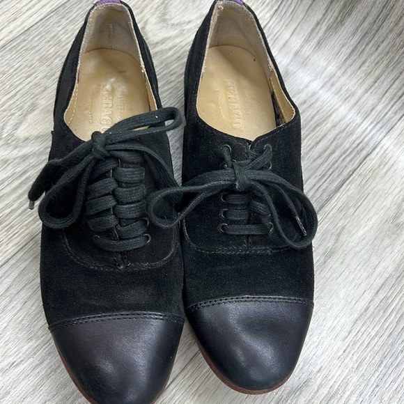 🍁2/$25 🍁Sebago Shoes Hutton Oxford Black Suede Cap Toe Casual Low - Picture 2 of 10